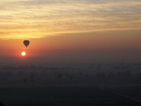 sunrise form hot air balloon