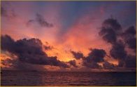 Maldivian sunset 